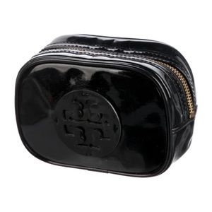 Tory Burch Makeup/Cosmetic bag - Black patent